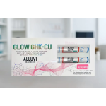 GHK-Cu Glow Stack Copper peptide + BPC-157 + TB-500 regeneration blend. 2x 35mg preloaded pens for skin elasticity, collagen production, and recovery.